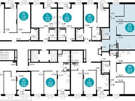 Продается 3-комнатная квартира ЖК 1799, литера 2.3, 82.37  м², 14461169 рублей