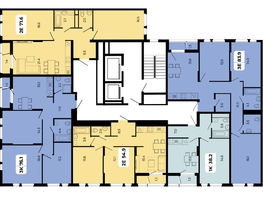 Продается 2-комнатная квартира ЖК Норд-Премьер, корпус 17, 54.9  м², 7466400 рублей