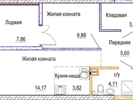 Продается 2-комнатная квартира Береговая ул, 50  м², 4990000 рублей