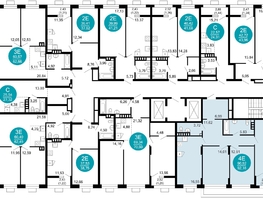 Продается 3-комнатная квартира ЖК 1799, литера 2.1, 92.16  м², 15505128 рублей