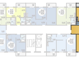 Продается 3-комнатная квартира ЖК Суворовский, литера 15, 86.15  м², 7919199 рублей