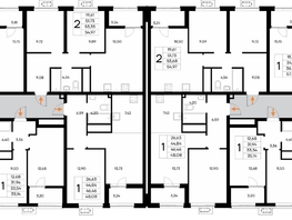 Продается 2-комнатная квартира ЖК Новый Судак, 1 этап, 51.33  м&sup2;, 10419990 рублей