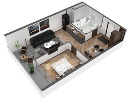Продается Апартамент АК Скай Плаза, 4.0, 61.8  м&sup2;, 27810000 рублей