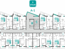 Продается 2-комнатная квартира ЖК Барбарис, 62.78  м&sup2;, 8977540 рублей