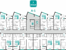 Продается 1-комнатная квартира ЖК Барбарис, 35.68  м&sup2;, 6732490 рублей
