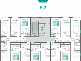 Продается 3-комнатная квартира ЖК Барбарис, 81.1  м&sup2;, 11737824 рублей