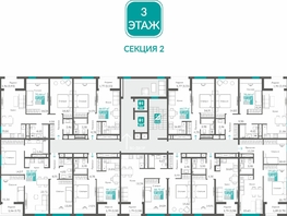 Продается 3-комнатная квартира ЖК Видный, 80.44  м&sup2;, 15518981 рублей