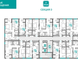 Продается 2-комнатная квартира ЖК Видный, 57.71  м&sup2;, 12528899 рублей