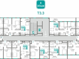 Продается 1-комнатная квартира ЖК Благо, 41.74  м&sup2;, 6365261 рублей