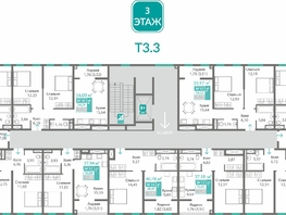 Продается 2-комнатная квартира ЖК Благо, 54.24  м&sup2;, 8194525 рублей