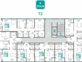 Продается 2-комнатная квартира ЖК Благо, 60.88  м&sup2;, 9052509 рублей