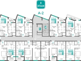 Продается 2-комнатная квартира ЖК Подсолнух, 58.64  м&sup2;, 9348506 рублей