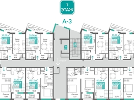 Продается 2-комнатная квартира ЖК Подсолнух, 62.47  м&sup2;, 10044114 рублей