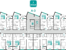 Продается 2-комнатная квартира ЖК Подсолнух, 66.79  м&sup2;, 10649265 рублей