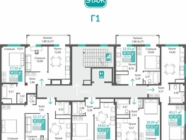 Продается 2-комнатная квартира ЖК Прополис, 53.11  м&sup2;, 7878007 рублей