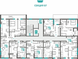 Продается 2-комнатная квартира ЖК Горизонты 1, 63.18  м&sup2;, 9430161 рублей