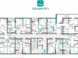 Продается 1-комнатная квартира ЖК Горизонты 3, 31.12  м&sup2;, 5446000 рублей