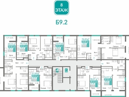 Продается 1-комнатная квартира ЖК Горизонты 2 , 34.45  м&sup2;, 6054588 рублей