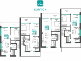 Продается Апартамент АК Удачное, 57.5  м&sup2;, 12614925 рублей