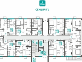Продается 1-комнатная квартира Абрикос, 35.13  м&sup2;, 7052927 рублей