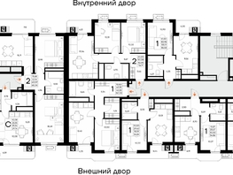 Продается 1-комнатная квартира ЖК Прибрежный дом, 50.05  м&sup2;, 10910900 рублей