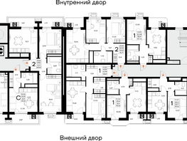 Продается 1-комнатная квартира ЖК Прибрежный дом, 34.19  м&sup2;, 7385040 рублей