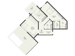 Продается Апартамент АК Тамерун, корп 2, 143.85  м&sup2;, 43759170 рублей