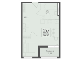 Продается 2-комнатная квартира ЖК Ботаника, сек 5-6, 56.53  м&sup2;, 20344016 рублей