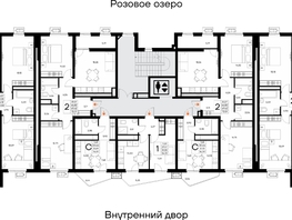 Продается 1-комнатная квартира ЖК Прибрежный дом, 41.54  м&sup2;, 8308000 рублей