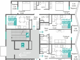 Продается 2-комнатная квартира ЖК Подсолнух, 57.22  м&sup2;, 8690156 рублей
