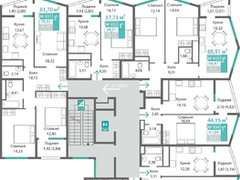Продается 1-комнатная квартира ЖК Подсолнух, 36.31  м&sup2;, 5809600 рублей