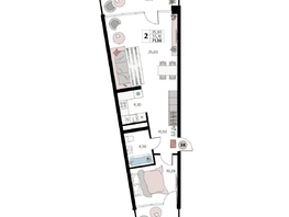 Продается Апартамент АК Атлантис Космос Крым, 71.5  м&sup2;, 30194450 рублей