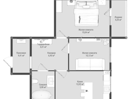 Продается 2-комнатная квартира ЖК Образцово, дома 9-10, 59.39  м&sup2;, 7250000 рублей