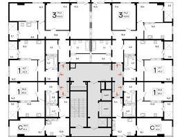 Продается 1-комнатная квартира ЖК Поэма, 45.2  м&sup2;, 9200600 рублей