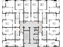 Продается 1-комнатная квартира ЖК Поэма, 45.2  м&sup2;, 9225600 рублей
