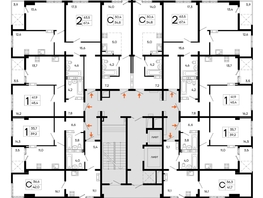 Продается 2-комнатная квартира ЖК Поэма, 66  м&sup2;, 12519000 рублей