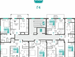 Продается 1-комнатная квартира ЖК Прополис, 37.69  м&sup2;, 5825114 рублей