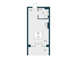 Продается Студия ЖК Вилла Маяк, дом 3, 37.7  м&sup2;, 12340000 рублей