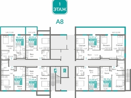 Продается 1-комнатная квартира ЖК Горизонты 2 , 38.18  м&sup2;, 5727000 рублей