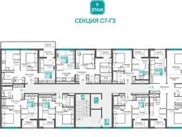 Продается 3-комнатная квартира ЖК Абрикос - 2, 75.55  м&sup2;, 11105850 рублей