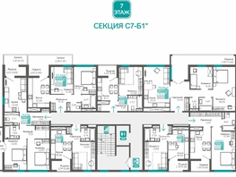 Продается 2-комнатная квартира ЖК Абрикос - 2, 72.11  м&sup2;, 10600170 рублей