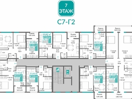 Продается 1-комнатная квартира ЖК Абрикос - 2, 37.53  м&sup2;, 7130700 рублей
