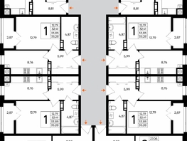 Продается 2-комнатная квартира ЖК Сезоны, 56.94  м&sup2;, 10249200 рублей