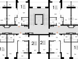 Продается 1-комнатная квартира ЖК Утёсов, 34.9  м&sup2;, 6316900 рублей