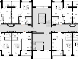 Продается 1-комнатная квартира ЖК Утёсов, 47.4  м&sup2;, 8437200 рублей