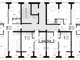 Продается 3-комнатная квартира ЖК Семисчастье, 82.51  м&sup2;, 15676900 рублей