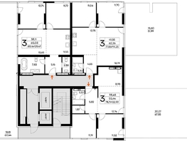 Продается 3-комнатная квартира  Курортный комплекс Лучистое, 125.46  м&sup2;, 42656400 рублей